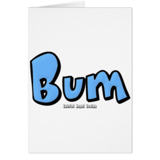 Bum Cards (Front)