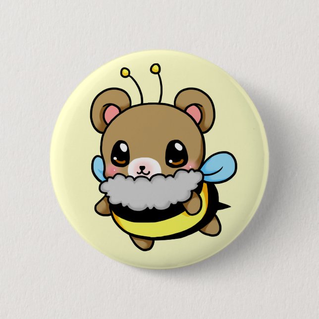 Bumble Bear Button (Front)