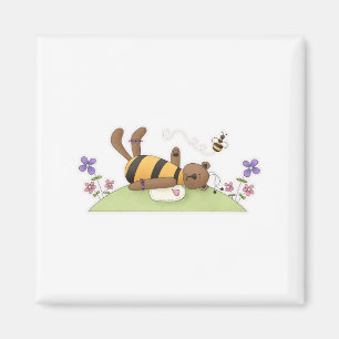Bumble Bear garden Magnet