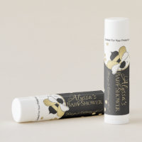 Bumble Bee and Confetti Baby Shower Lip Balm