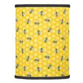 Bumble Bee and Honeycomb Pattern Lamp Shade (Right)