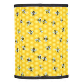 Bumble Bee and Honeycomb Pattern Lamp Shade (Back)