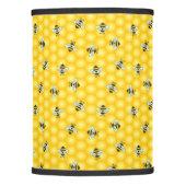 Bumble Bee and Honeycomb Pattern Lamp Shade (Front)