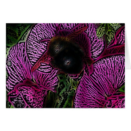 Bumble Bee and Sweet Peas Cards (Front Horizontal)