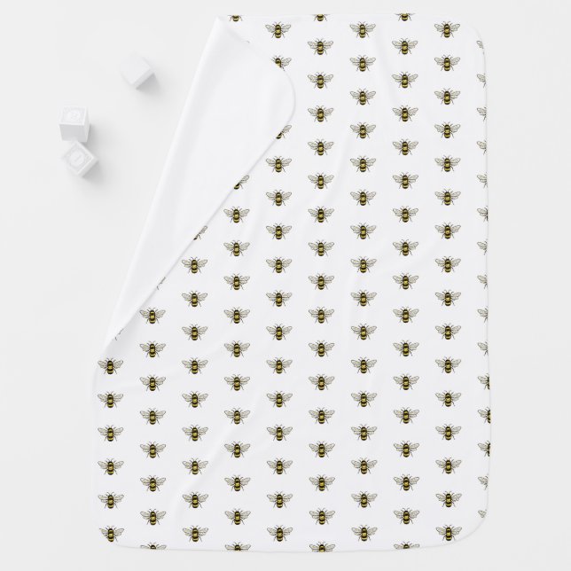 Bumble bee baby bee blanket (In Situ)