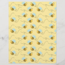 Bumble Bee Baby Scrapbook Paper