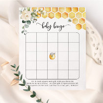 Bumble bee baby shower bingo. Bee baby bingo game