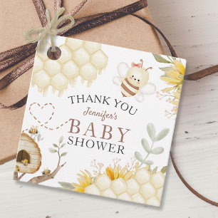 Bumble Bee Baby Shower Favor Favor Tags