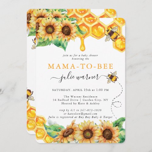 Bumble Bee Baby Shower  Housewarming Party 