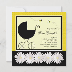 Bumble Bee Baby Shower Invitation