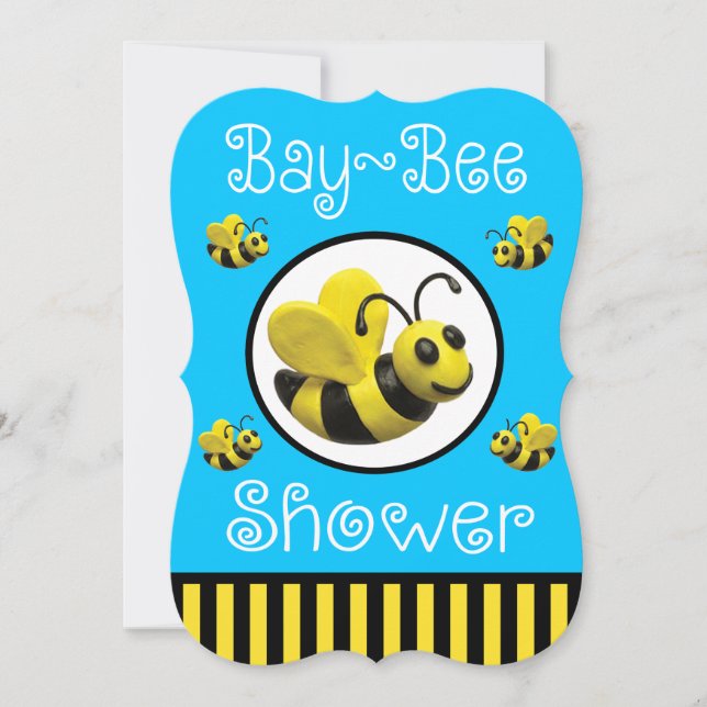Bumble Bee Baby Shower Invitation (Front)