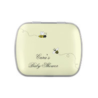 Bumble Bee Baby Shower Mints and Candy Jelly Belly Candy Tin