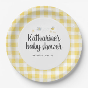 Bumble Bee Baby Shower Paper Plates