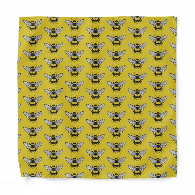 Bumble Bee  Bandana (Front)