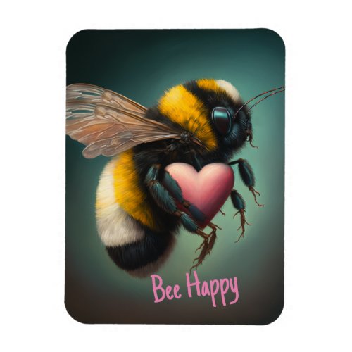 Bumble Bee _ Bee Happy _ Flexible Magnet