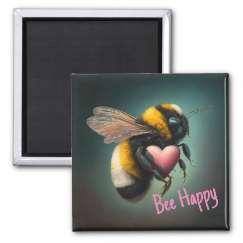 Bumble Bee _ Bee Happy _ Magnet