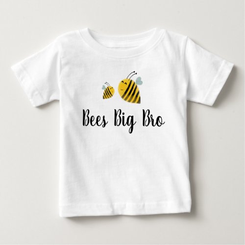 Bumble Bee Big Bro Brothers Baby T_Shirt