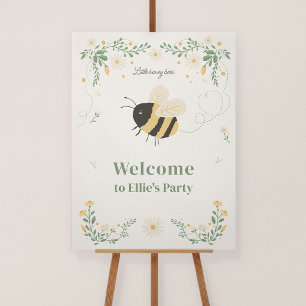 Bumble Bee Birthday Party 18x24 Welcome Sign