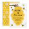 Bumble Bee Birthday Party Invitation | 1st Bee Day