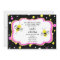Bumble Bee Birthday Party Invitations pink