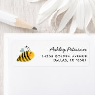 Bumble Bee Birthday Party Label