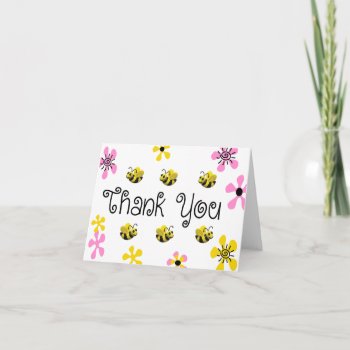 Bumble Bee Birthday Party Thank You by AmyVangsgard at Zazzle