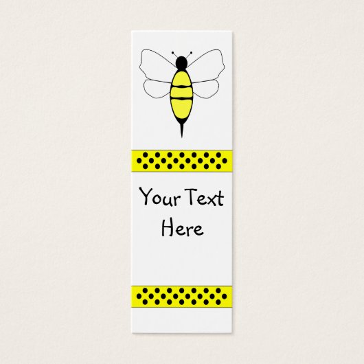 Bumble Bee Bookmark (Front)
