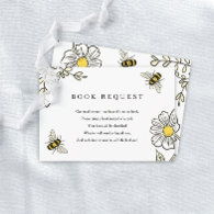Bumble Bee Bring A Book Request Card