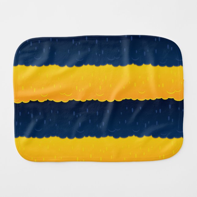 Bumble Bee Burp Cloth (Front Horizontal)