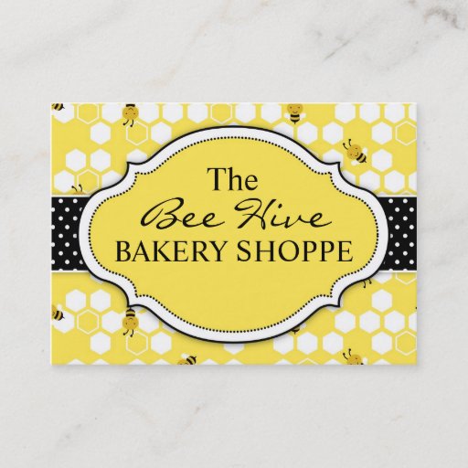 Customizable Bumble Bee Business Card 2