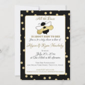 Bumble Bee Buzz Baby Shower Invitation (Front)