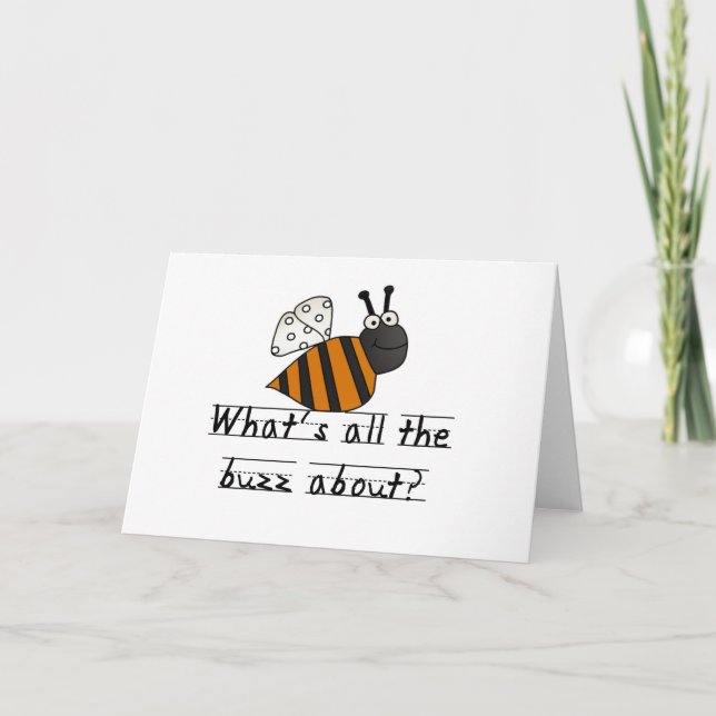 Bumble Bee Buzz Card (Front)