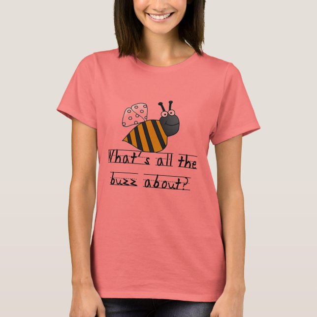 Bumble Bee Buzz Tshirts and Gifts (Front)
