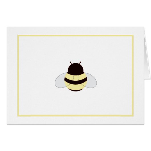Bumble Bee Card (Front Horizontal)