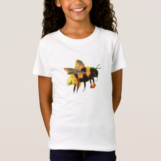 Bumble Bee carrying pollen Girls' T-Shirt