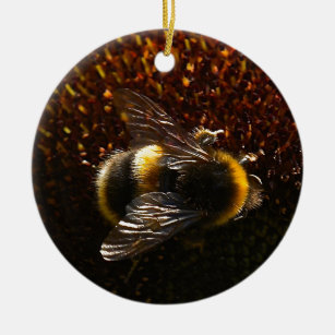 Bumble Bee Ceramic Ornament