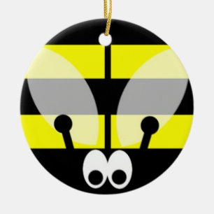 bumble bee ceramic ornament