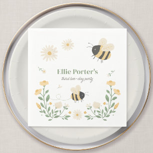 Bumble Bee Children's Birthday Party Napkins