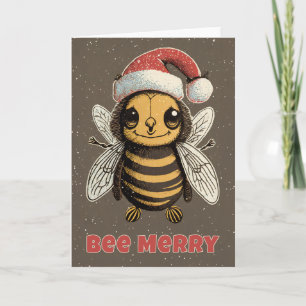Bumble Bee Christmas Card