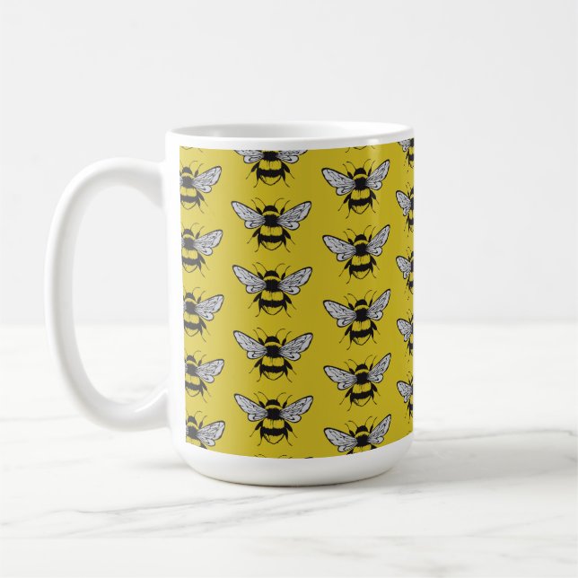 Bumble Bee  Coffee Mug (Left)
