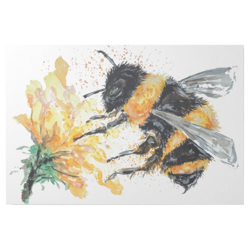 Bumble Bee collecting Pollen Gallery Wrap