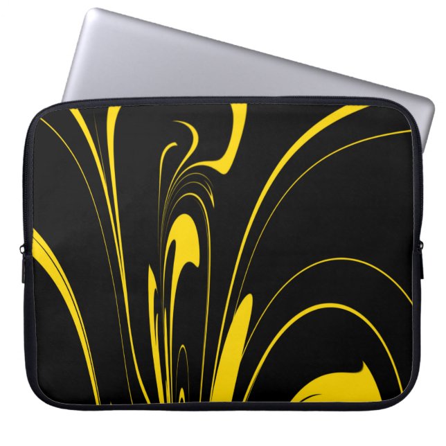 Bumble Bee Colors Laptop Sleeve (Front)