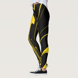 Bumble Bee Colors Leggings