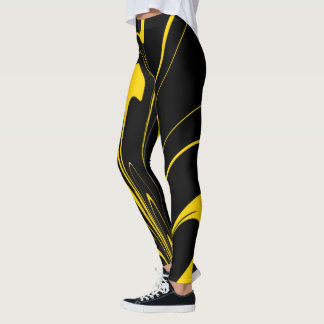 Bumble Bee Colors Leggings