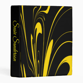 Bumble Bee Colors Mini Binder