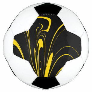 Bumble Bee Colors Soccer Ball