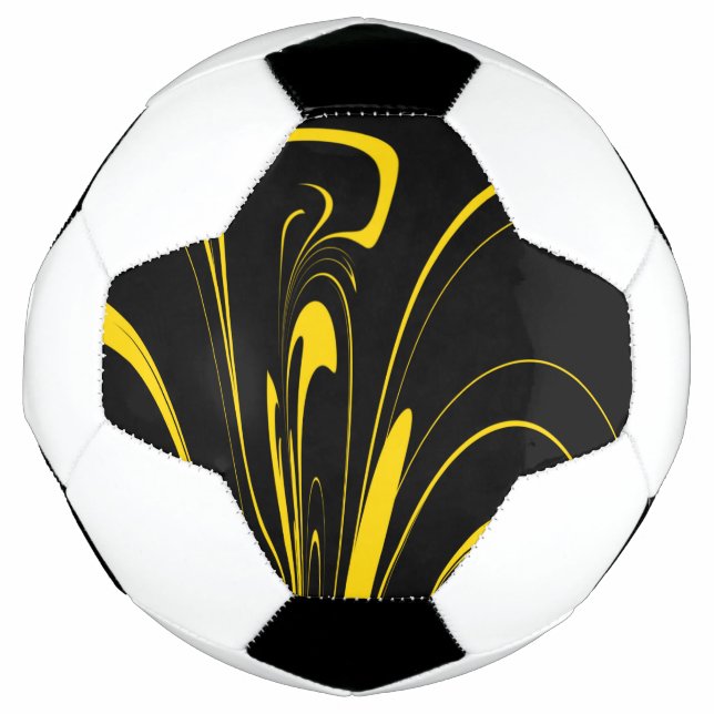 Bumble Bee Colors Soccer Ball (Front)