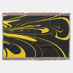 Bumble Bee Colors Throw Blanket