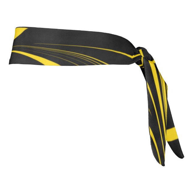 Bumble Bee Colors Tie Headband (Rotate 90)