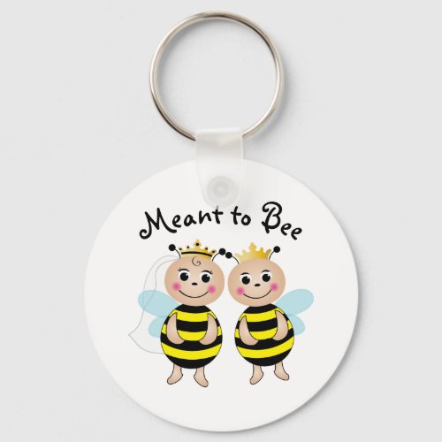 Bumble Bee Couples Key Chain